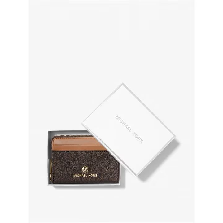 Michael Kors★ラウンドファスナー ロゴ ミニ 財布★ギフトBOX付