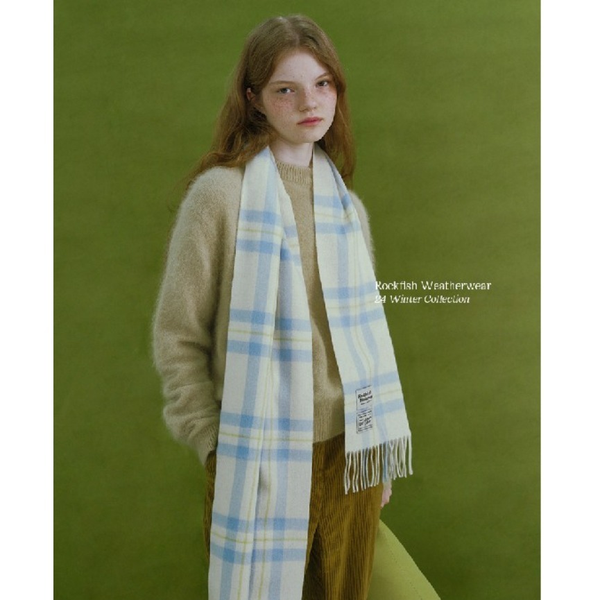 新作ウエア Rockfish 8color CHECK MUFFLER WOOL Weatherwear]☆CLASSIC 小物