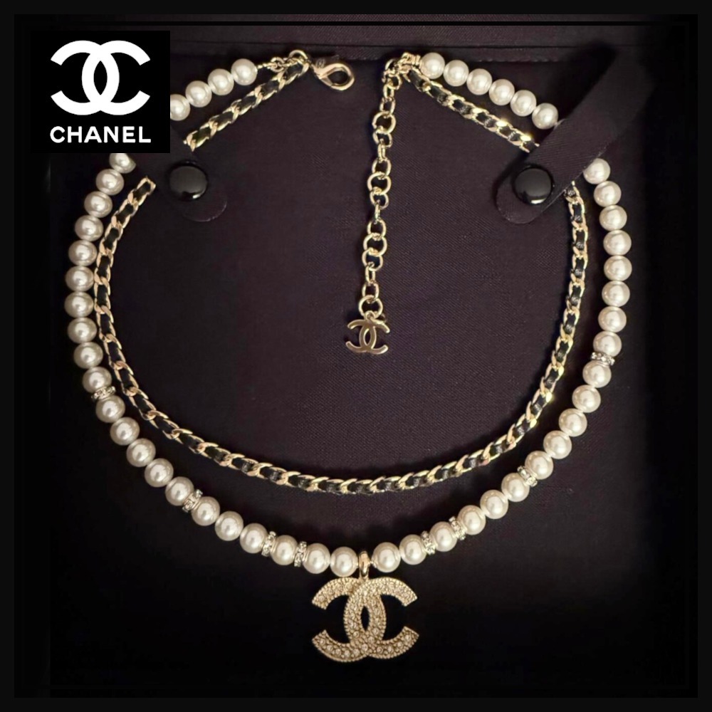 【クールとキュートの両立♡】CHANEL ネックレス