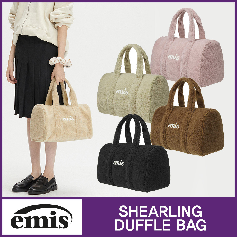 ★emis★SHEARLING DUFFLE BAG★