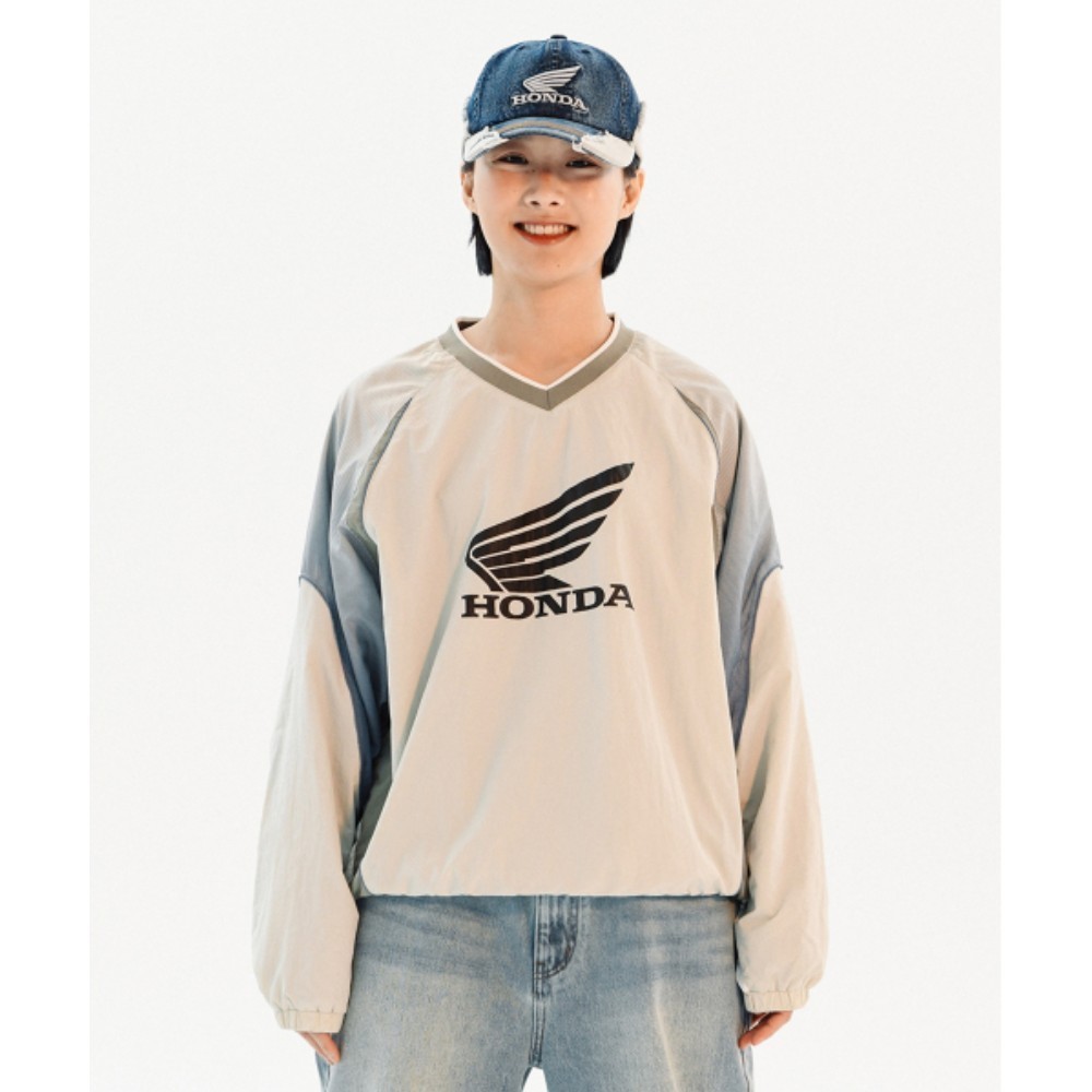 トップスその他 HONDA MOTORCYCLE Honda Speed Track nylon Long sleeve Beige H