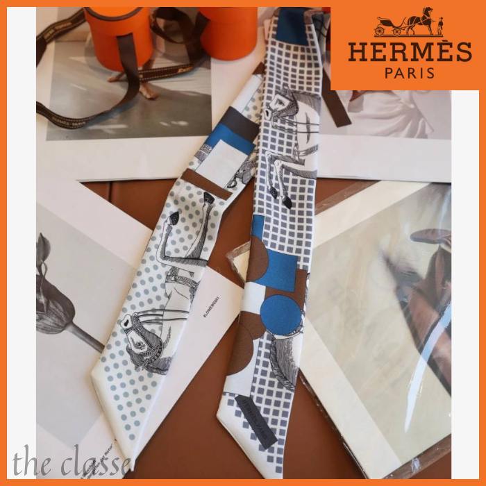 【使い方自由自在♪】日常にアートを取り入れる☆HERMESツイリー