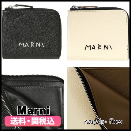 ★送料・関税込【MARNI】LOGO ZIP AROUND WALLET 000798860-R549331006-1?