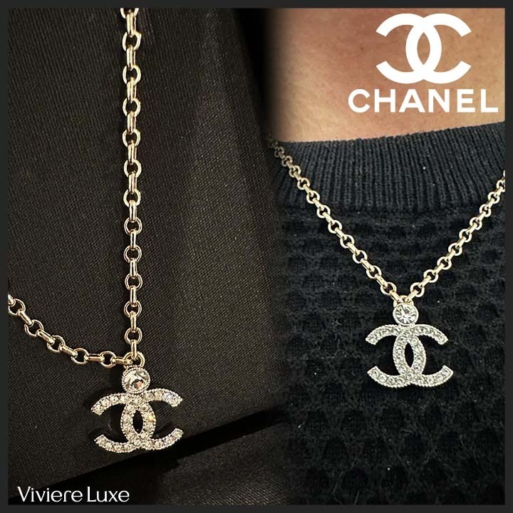 *大人可愛い逸品*【CHANEL】CCロゴ シンプルチョーカー