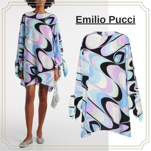 【Emilio Pucci 】プリントシルクカフタン