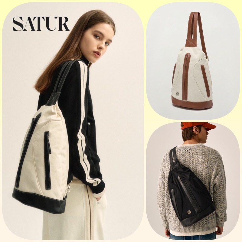 【SATUR】男女兼用/バッグ★ Zip Core 3-Way Sling Bag ★3COLOR