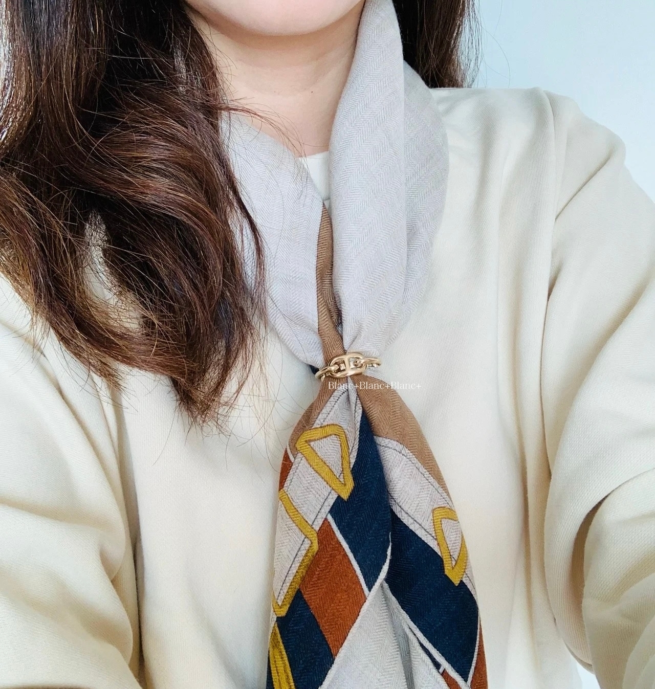 大人きれい♪【 HERMES 】スカーフリング 90 《レガート》