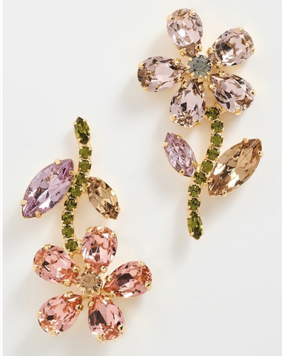 【Jennifer Behr】Dorian Earrings ドリアンピアス 花 カラフル