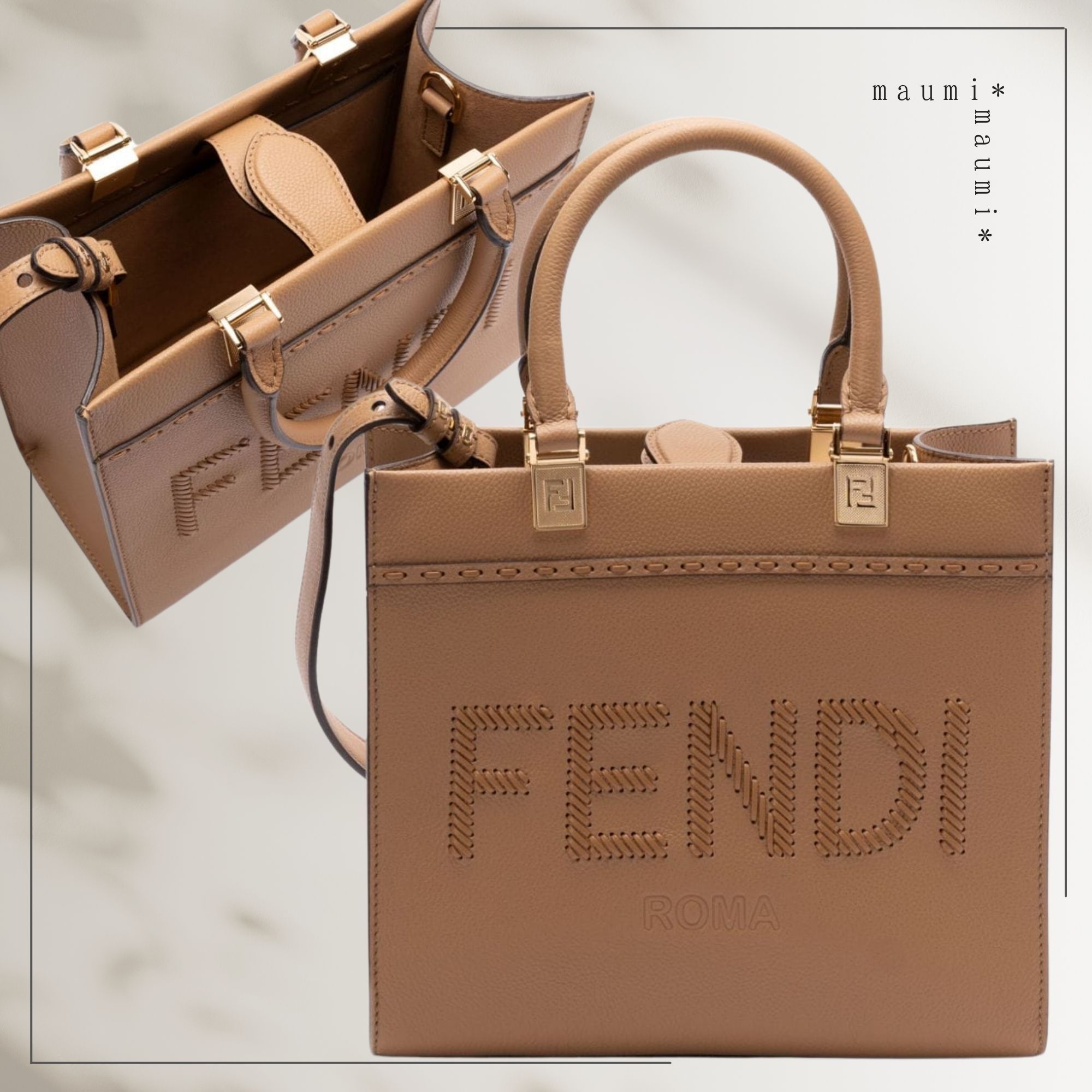 FENDIフェンディ サンシャイン スモール トート 2wayショルダー