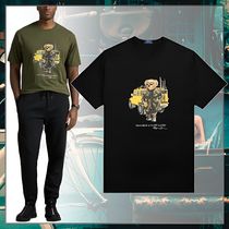 シックなベアーミリタリ色【PRL】ポロベアジャージーTシャツ 2色