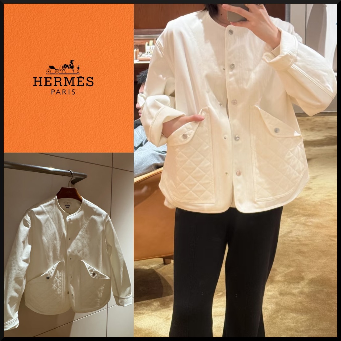 【いつでも使える★】Hermes ジャケット