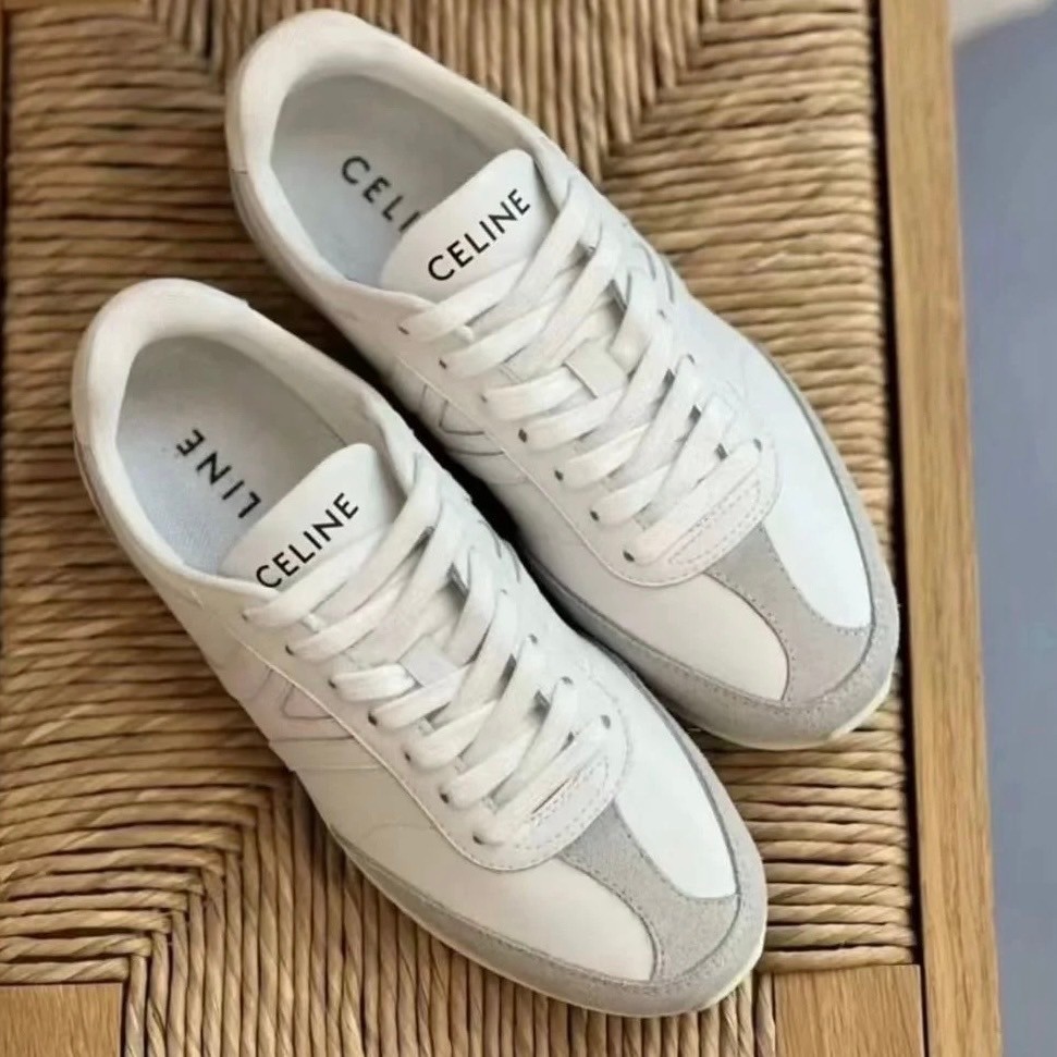 ランクアップ☆】CELINE ジョガーレースアップ ロースニーカー