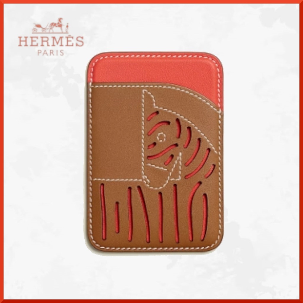 「Zebra」【HERMES】MagSafeカードホルダー