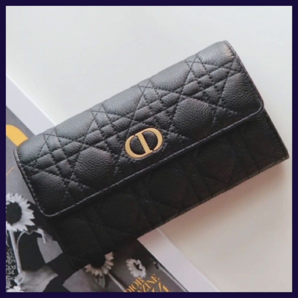 【美しいステッチ♪】DIOR 長財布