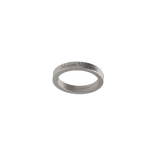 指輪・リング Maison Margiela Logo Ring Matte Palladium