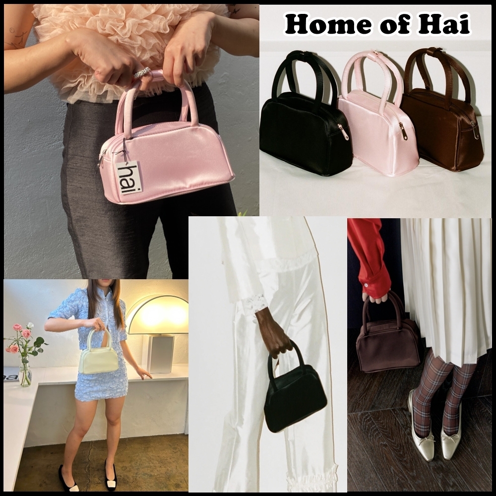 気★Home of Hai★Dakota Bag★シルク ミニバッグ ハンドバッグ