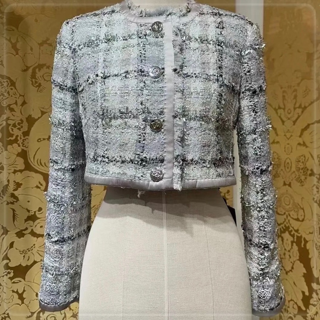 【DOLCE&GABBANA】チェック ルレックス ショートジャケット
