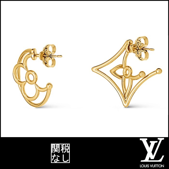 【ルイヴィトン】 LV ツイギー ピアス 耳元エレガントに彩る