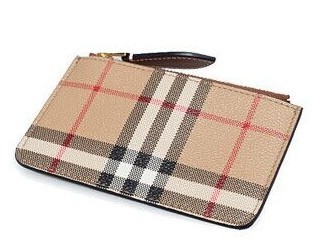 Burberry正規品/関税送料込み Check Chain Strap Coin/Card Case