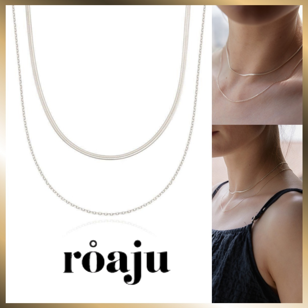 ◇roaju◇ [Park Min-young wearing] [silver925] snake chain l