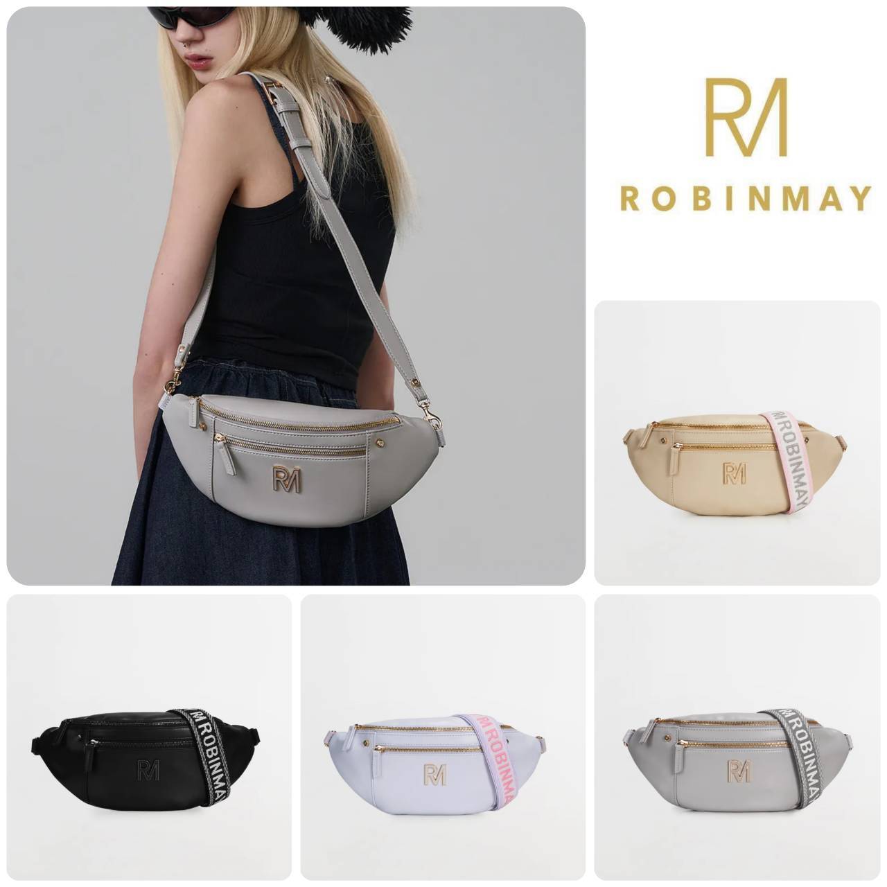 ■ROBINMAY■米絲胸包 I063 クロスボディーバッグ/送料込