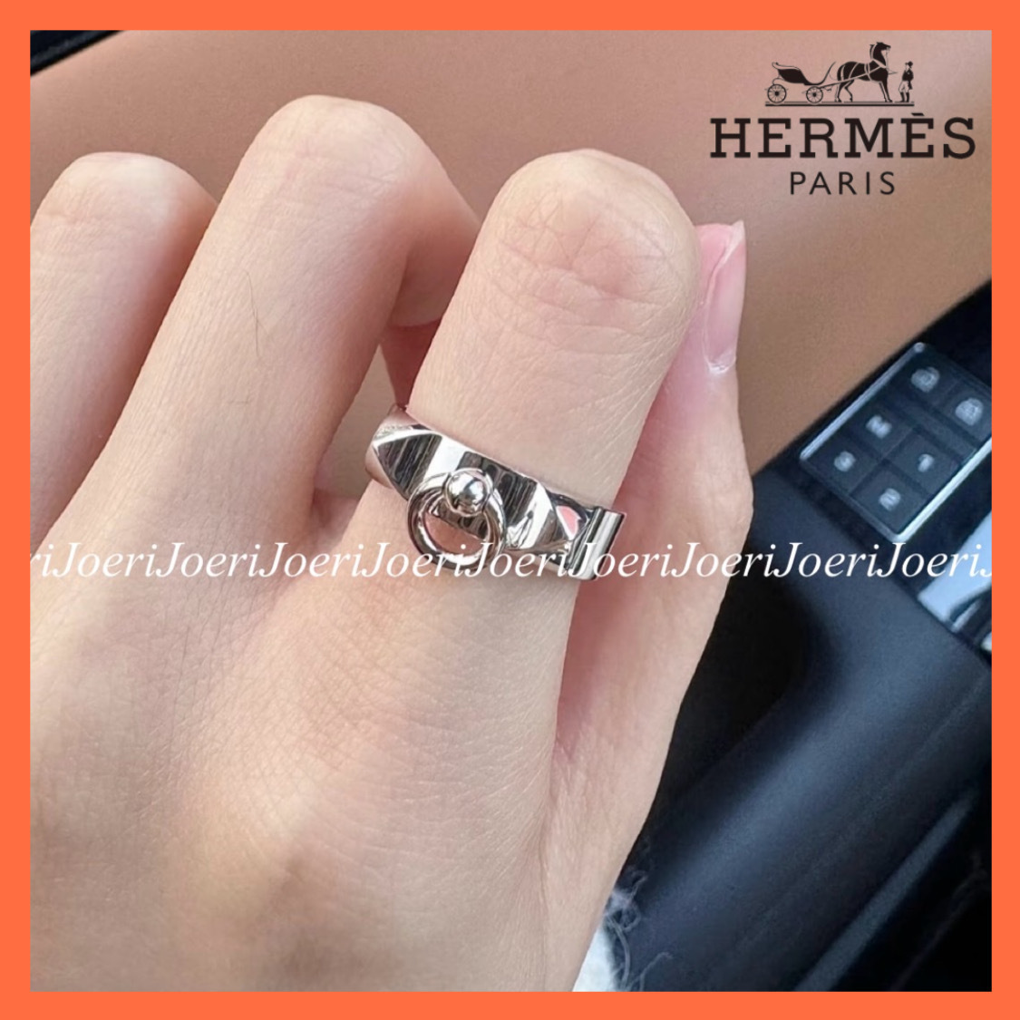 【シンプル♪】HERMES リング 《コリエ・ド・シアン》 PM