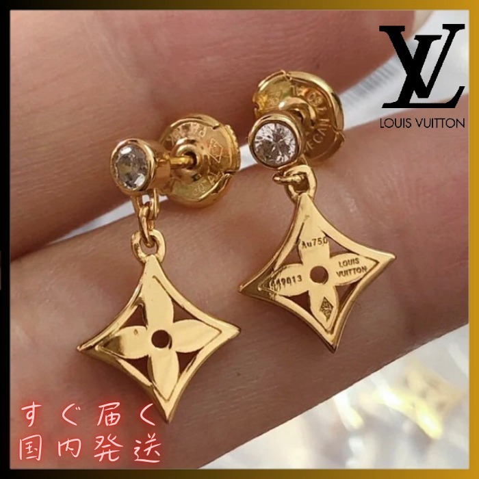 【上品小ぶり/ゴールド】Louis Vuitton ピアス イディール 単品