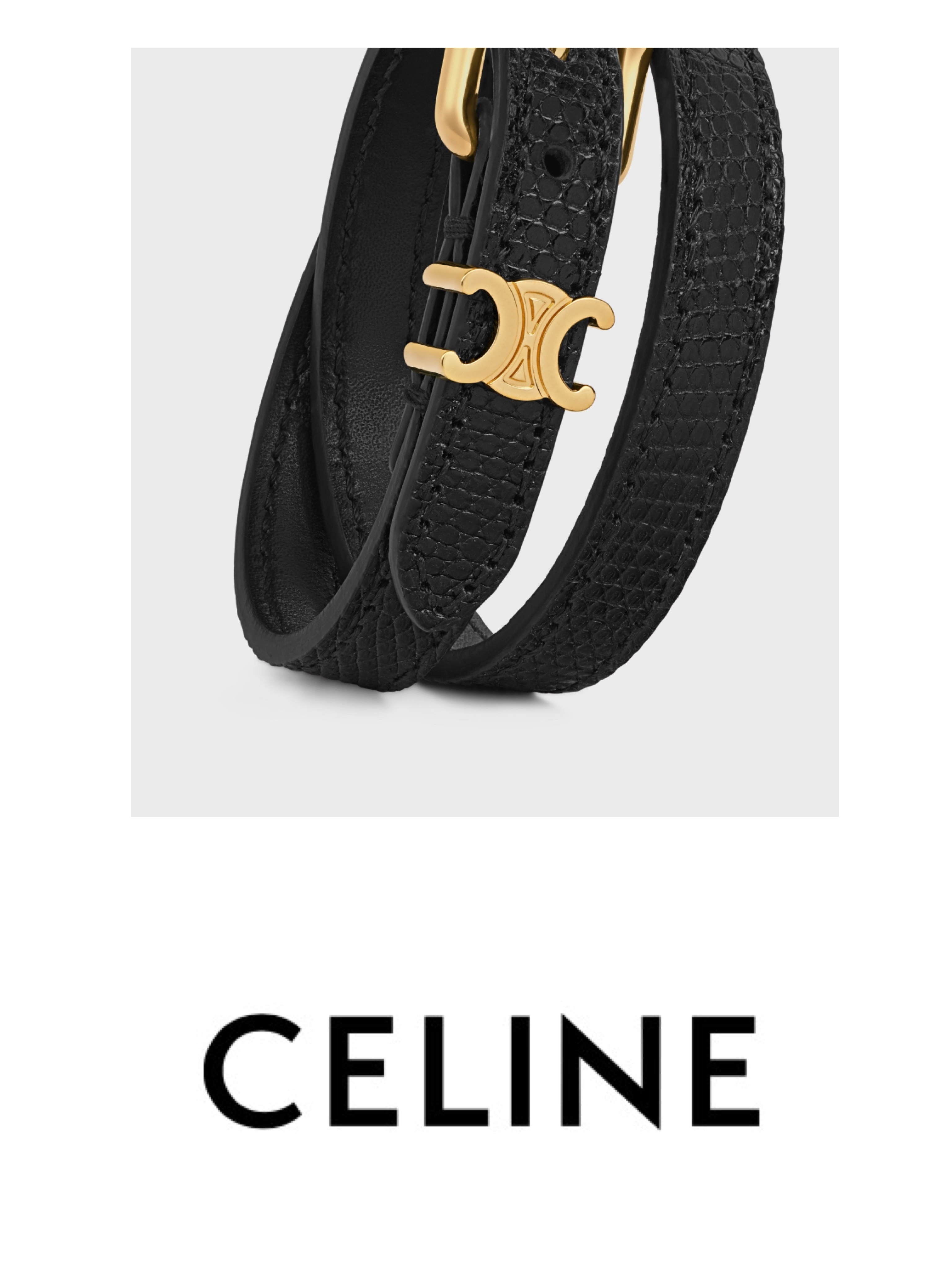 レ・キュイール CELINE ダブルブレスレット