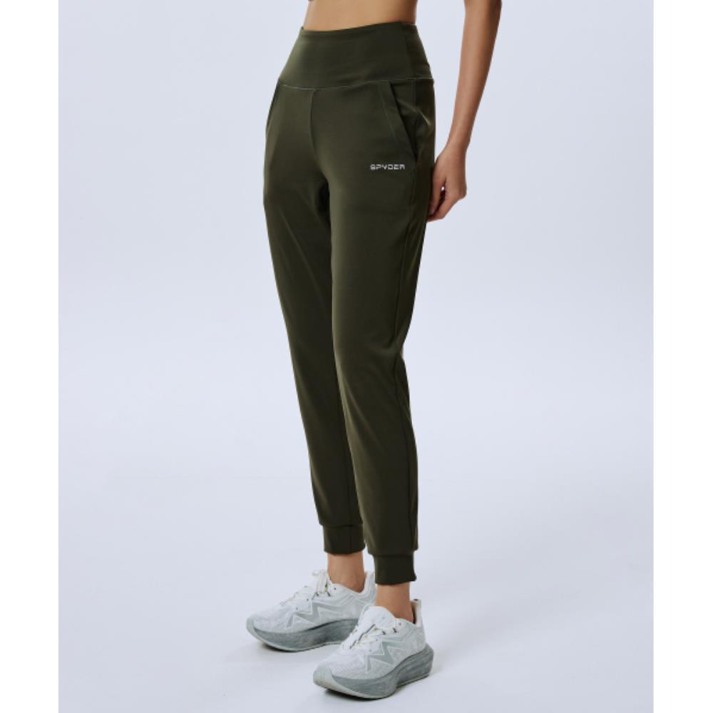 フィットネスボトムス SPYDER Women's All Day Slim Jogger Leggings SPJFCNFL253WOLV
