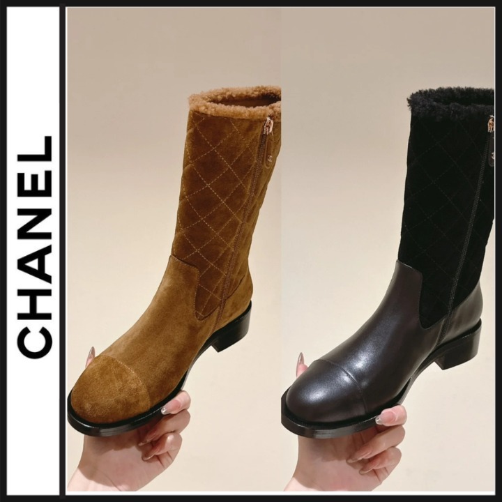25C新作【もこもこCUTE♡】CHANEL ロングブーツ