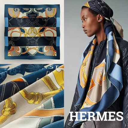 花柄 HERMES(エルメス) スカーフ(レディース) - 海外通販のBUYMA