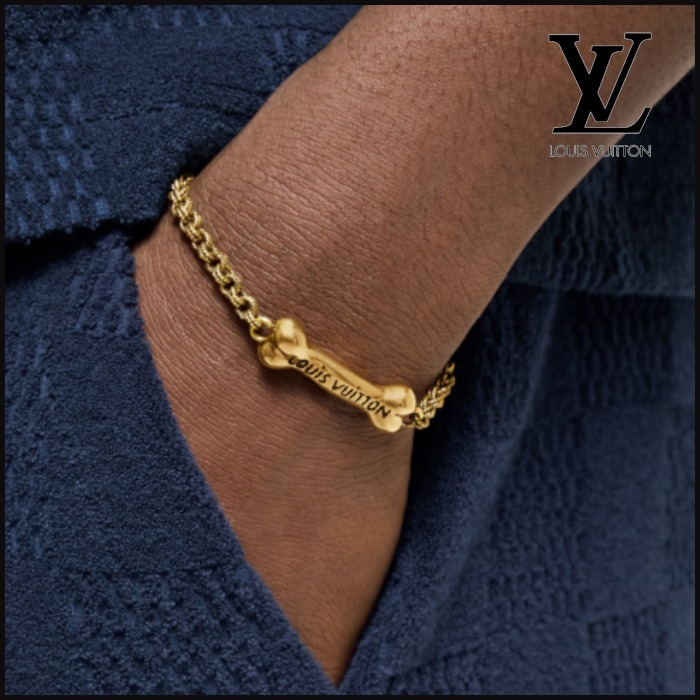 ◆視線を集める【 Louis Vuitton 】ブレスレット・LV ボーン