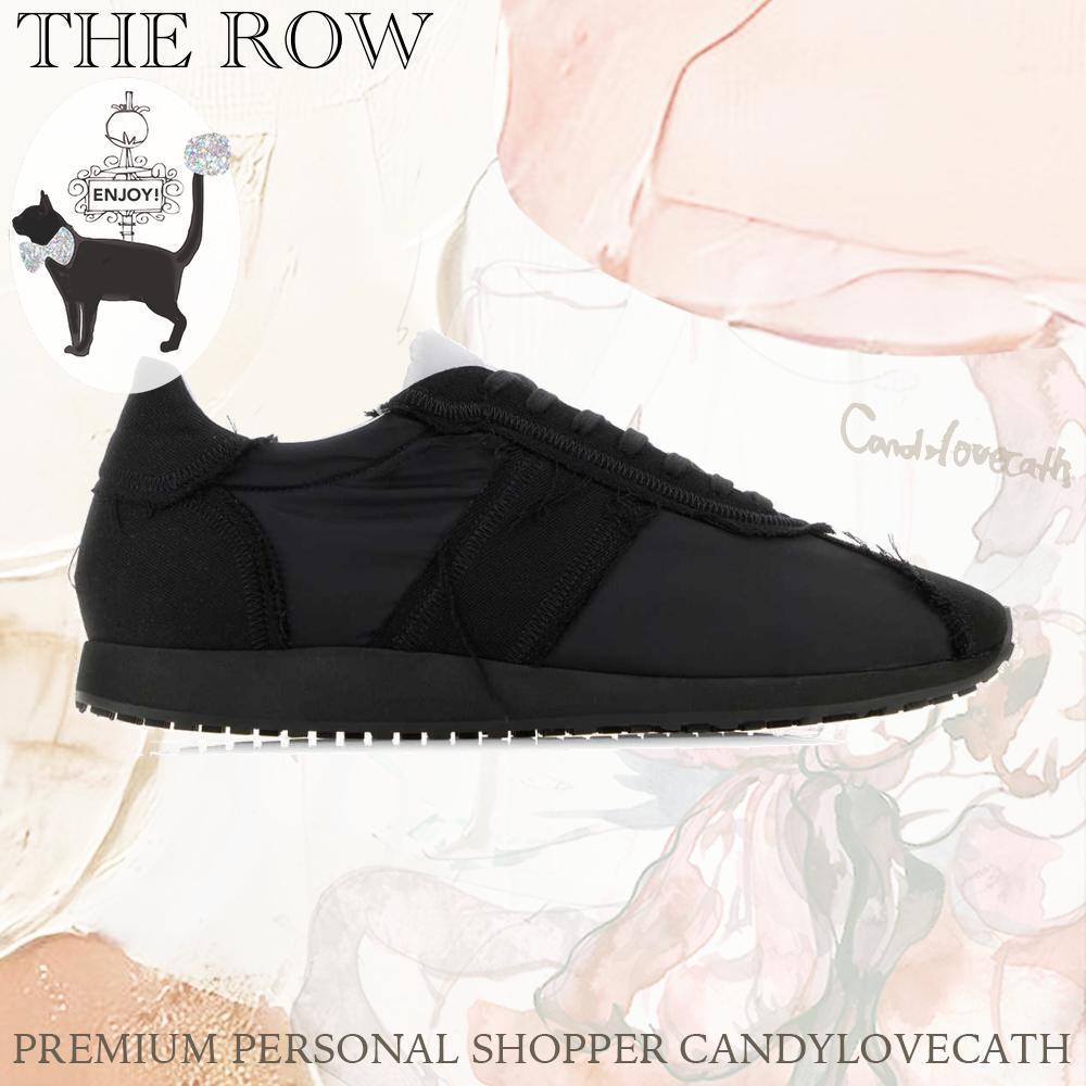 スニーカー THE ROW Black Fabric Mika Sneakers