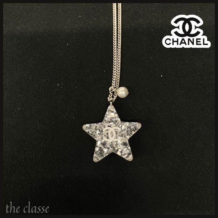 【星が可愛い♪】CHANEL ネックレス パール スター