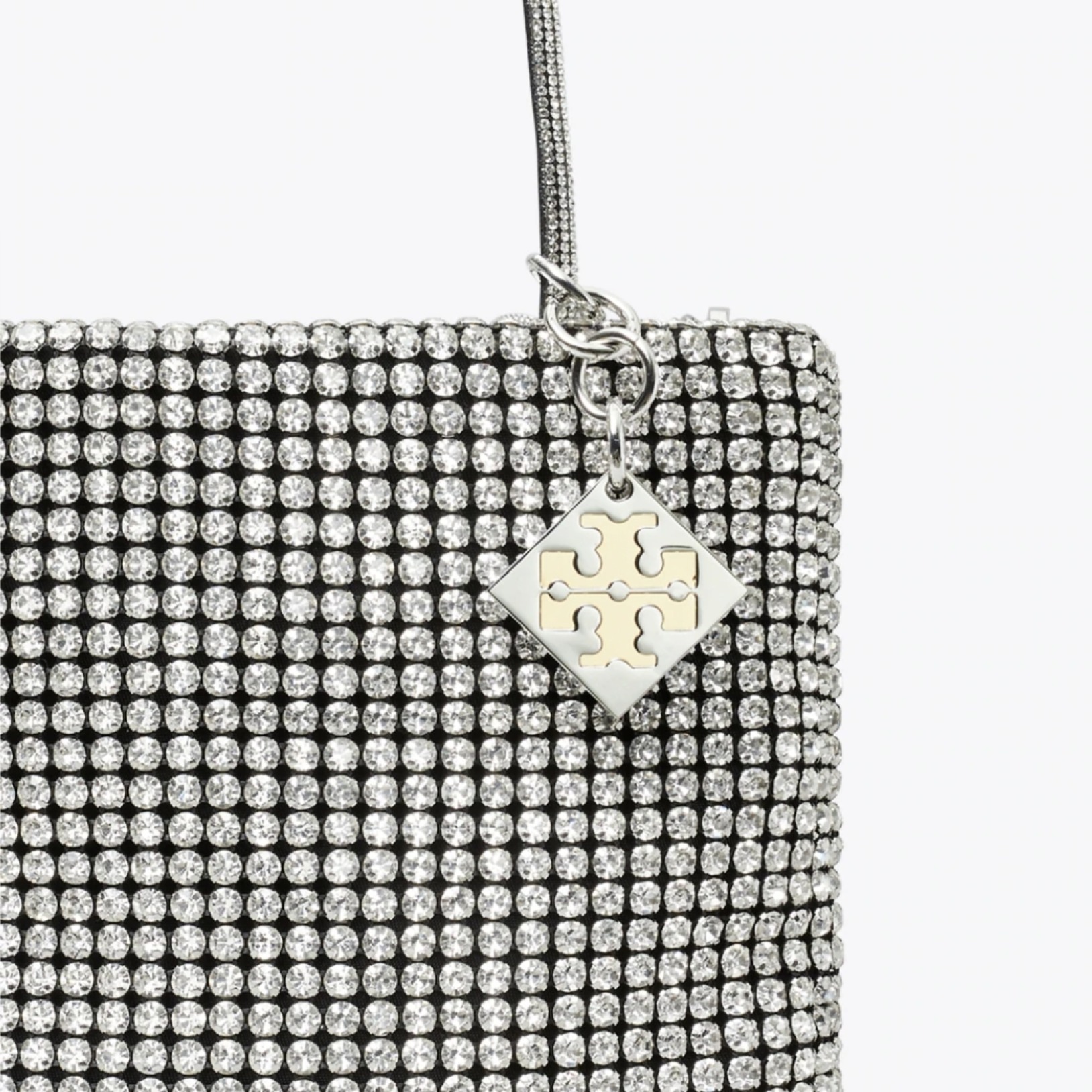【TORY BURCH】クリスタルエンベリッシュ ミニトート 国内直営【Tory Burch】クリスタル エンベリッシュ ミニトート