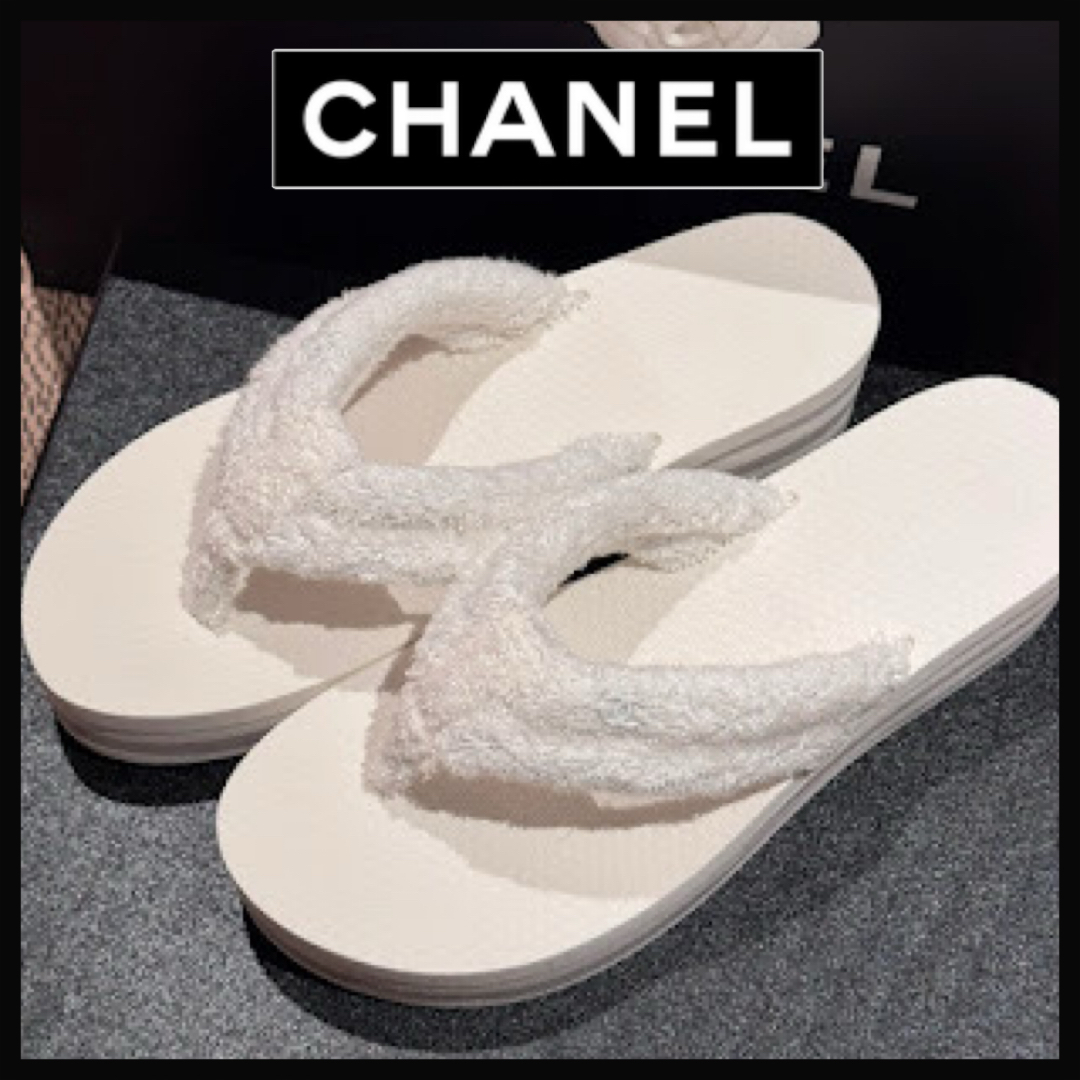 【オシャレ厚底♡】CHANEL サンダル