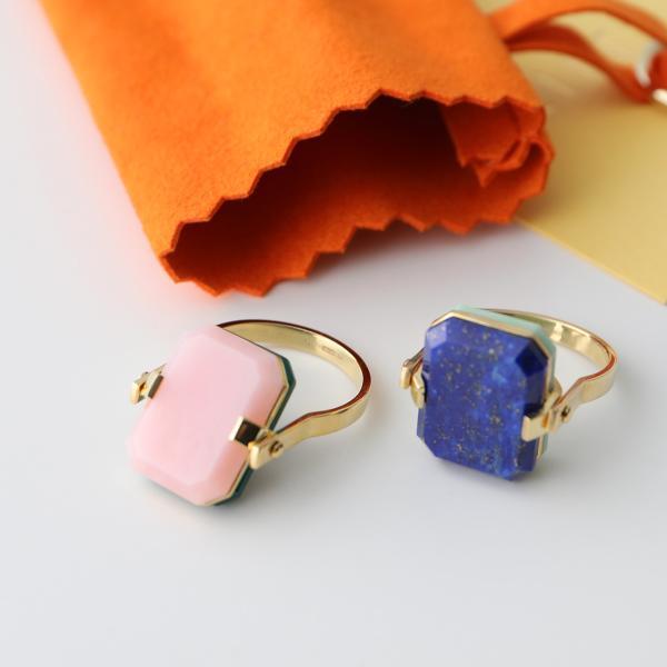 ALIITA リング SANDWHICH DECO RING ストーン
