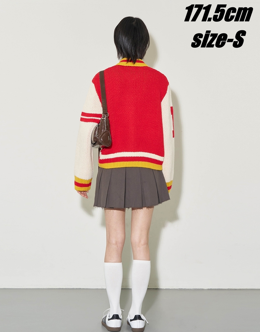 Red Velvet ウェンディ 着用/IG VARSITY KNITWEAR ZIP-UP Red Velvet ウェンディ 着用/IG VARSITY KNITWEAR ZIP-UP