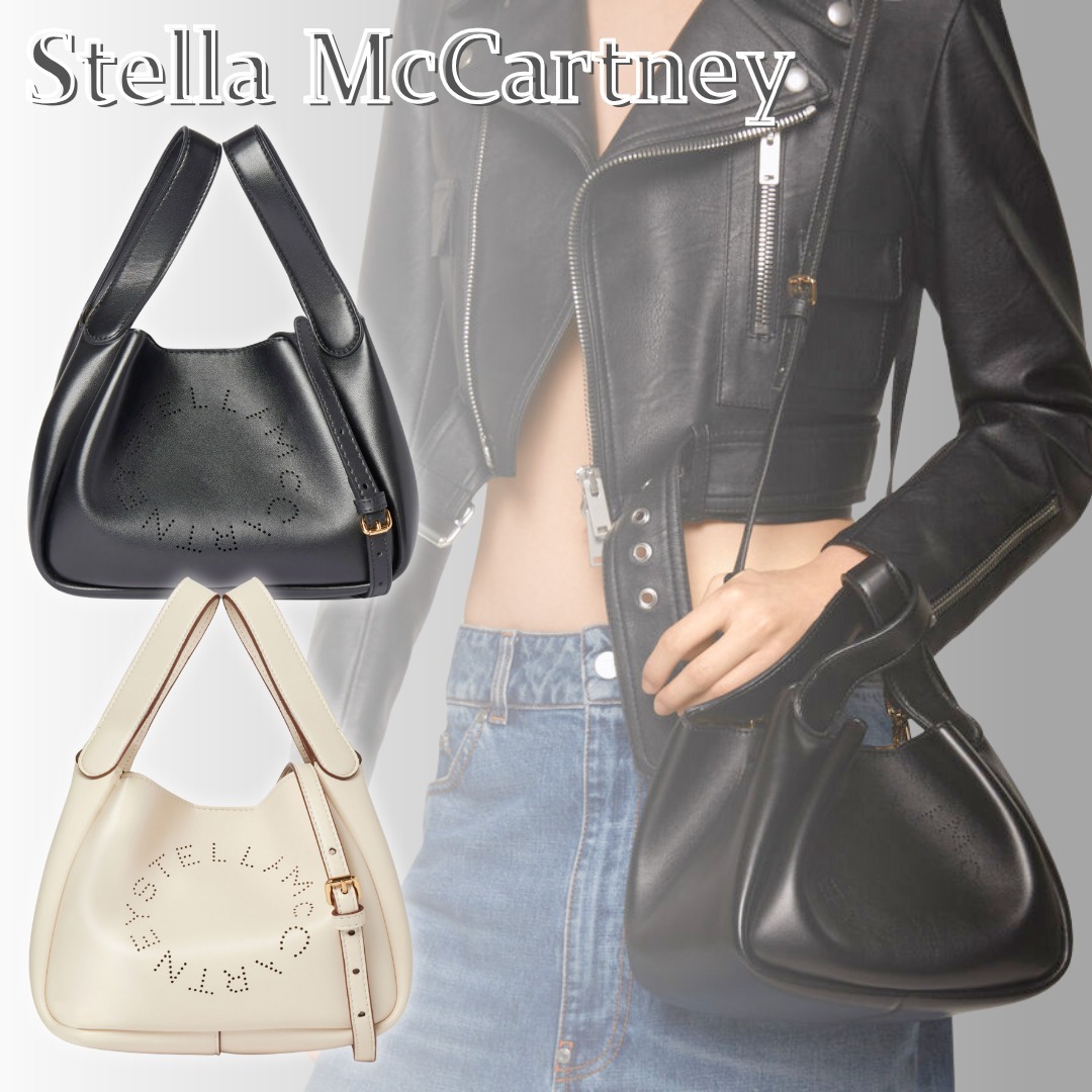 【Stella McCartney】ロゴ トップハンドル ショルダーバッグ