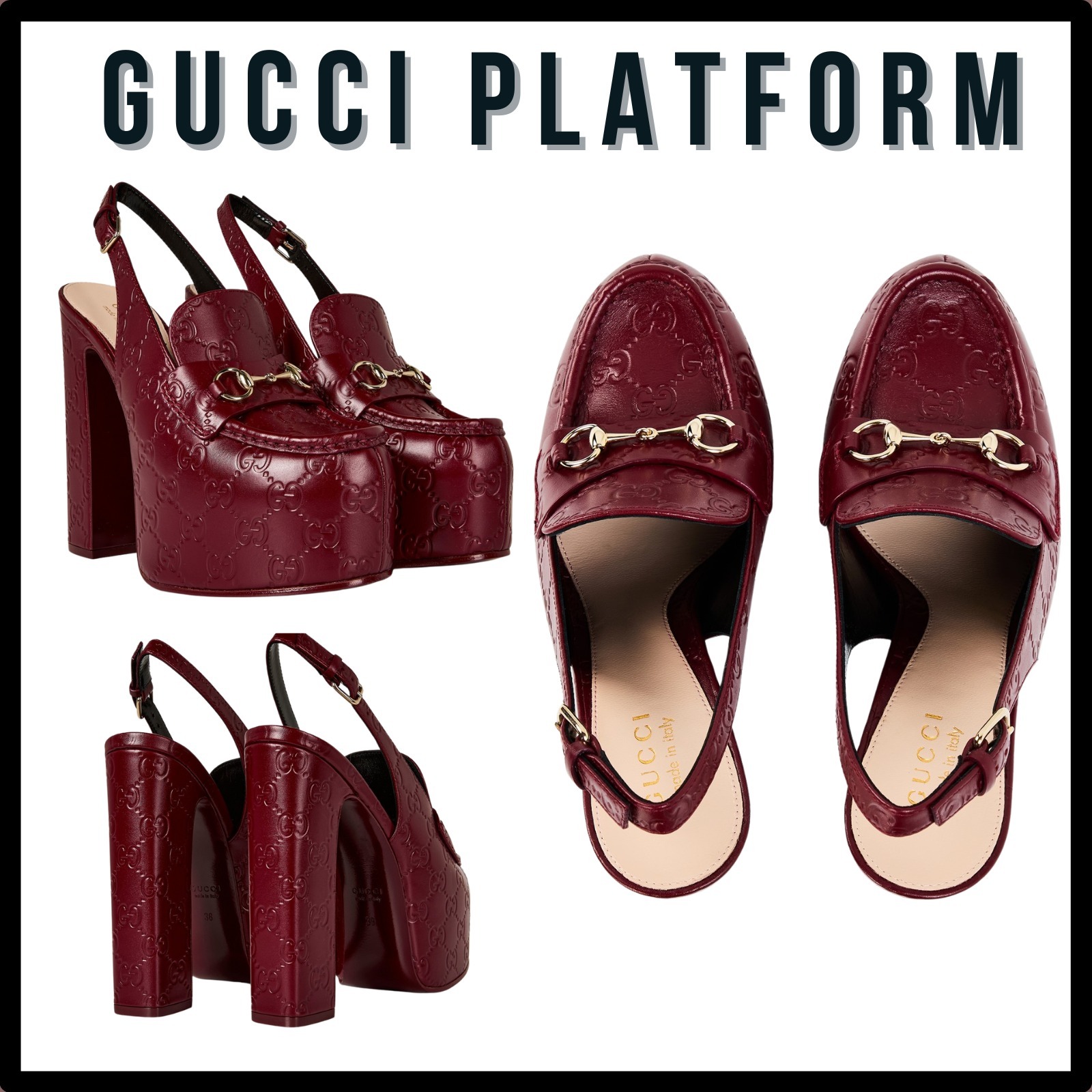 GUCCI/ グッチ / オッタビアGGプラットフォーム