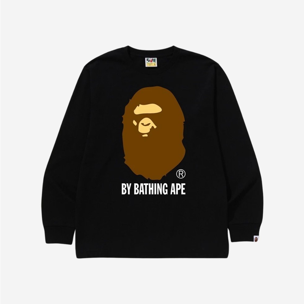 【A BATHING APE】 BAPE By Bathing Ape L/S T-Shirt Black