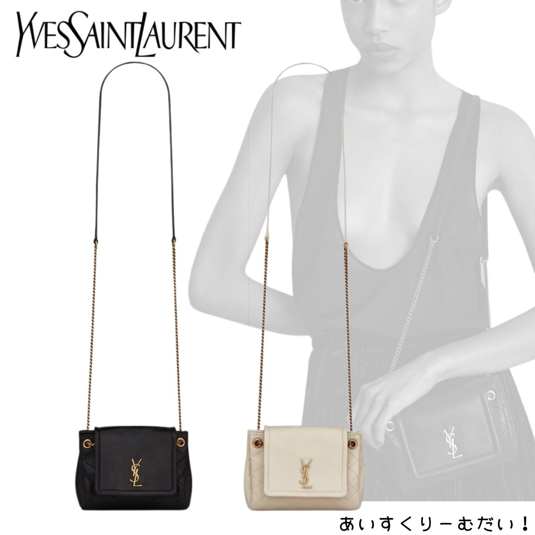 〈SaintLaurent〉ノリータ ミニ（ラムスキン）