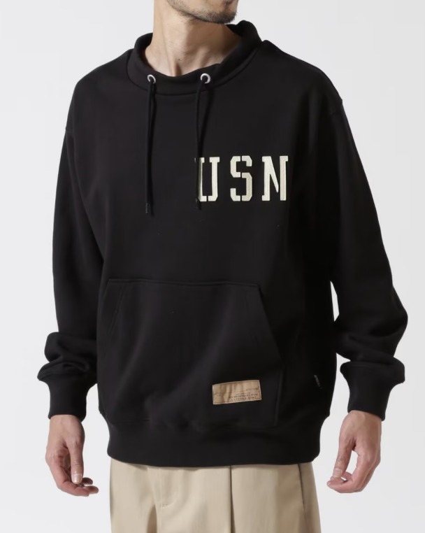 国内発送【AVIREX】《直営店限定》US.NAVY MOCK NECK SWEAT