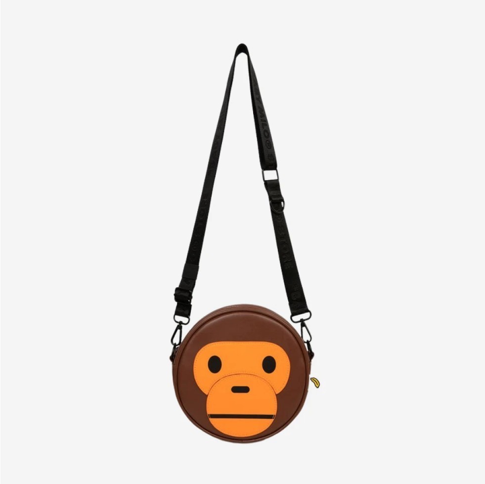 【A BATHING APE】 BAPE Baby Milo Shoulder Bag Brown