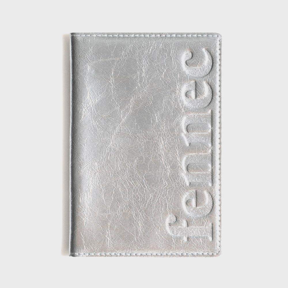 ★Fennec★ CRINKLE PASSPORT CASE SILVER