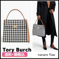 ★Tory Burch★ ツイル トートバッグ ギンガム 送料関税込