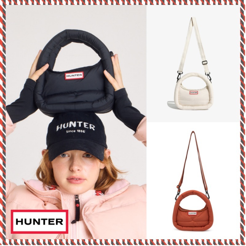 【HUNTER】Framed Puffer Mini Hobo Bag