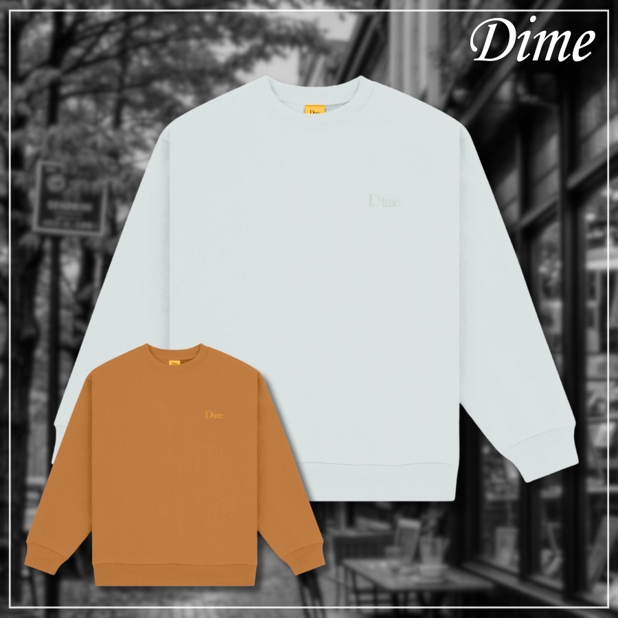 【Dime】クラシック ロゴ クルーネック スウェットシャツ クール