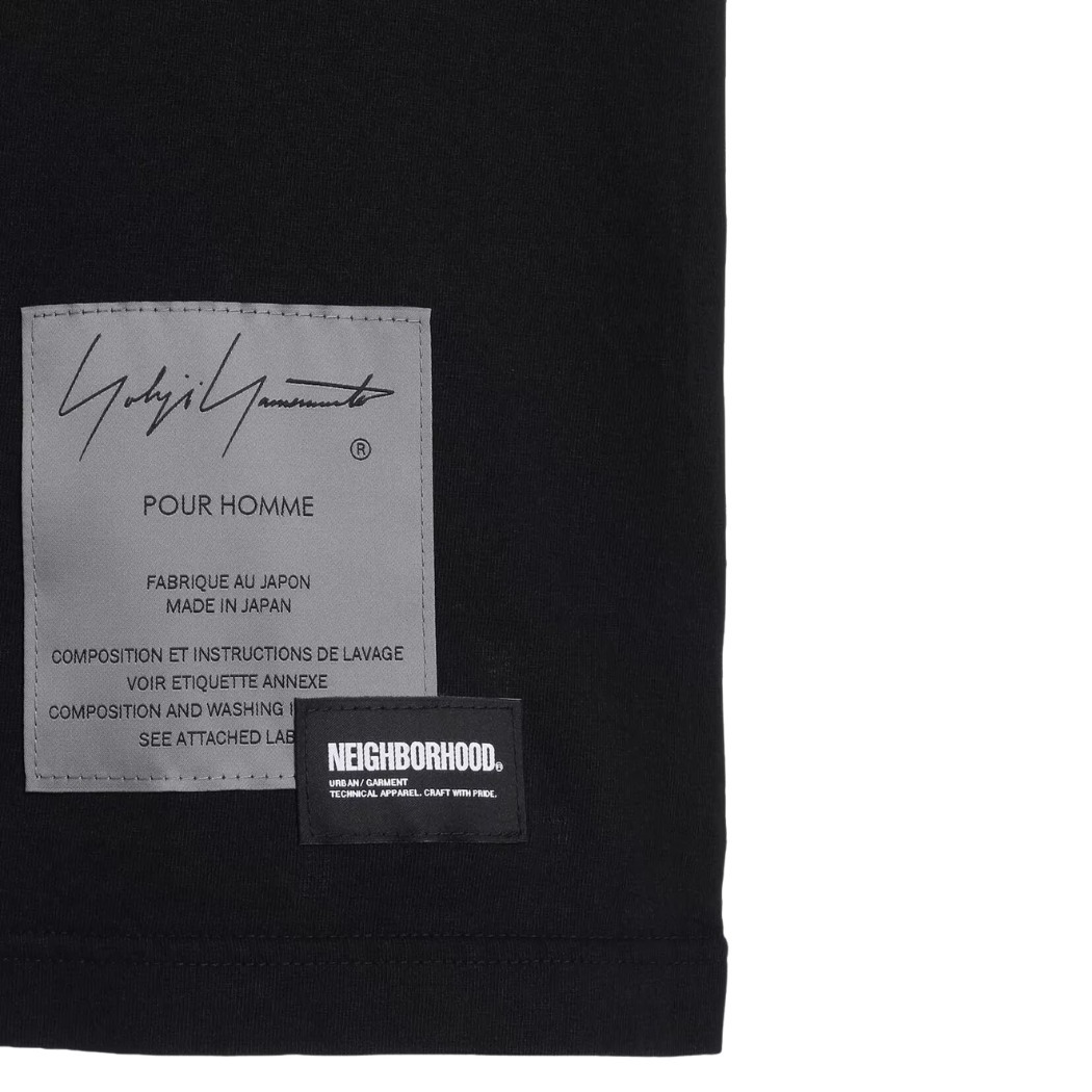 限定コラボ】Yohji Yamamoto x NEIGHBORHOOD TEE SS-1 Tシャツ