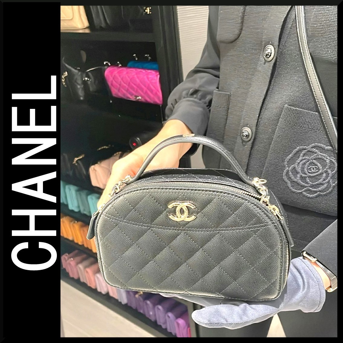 【セレブ愛用★人気】CHANEL 25c ハンドバッグ